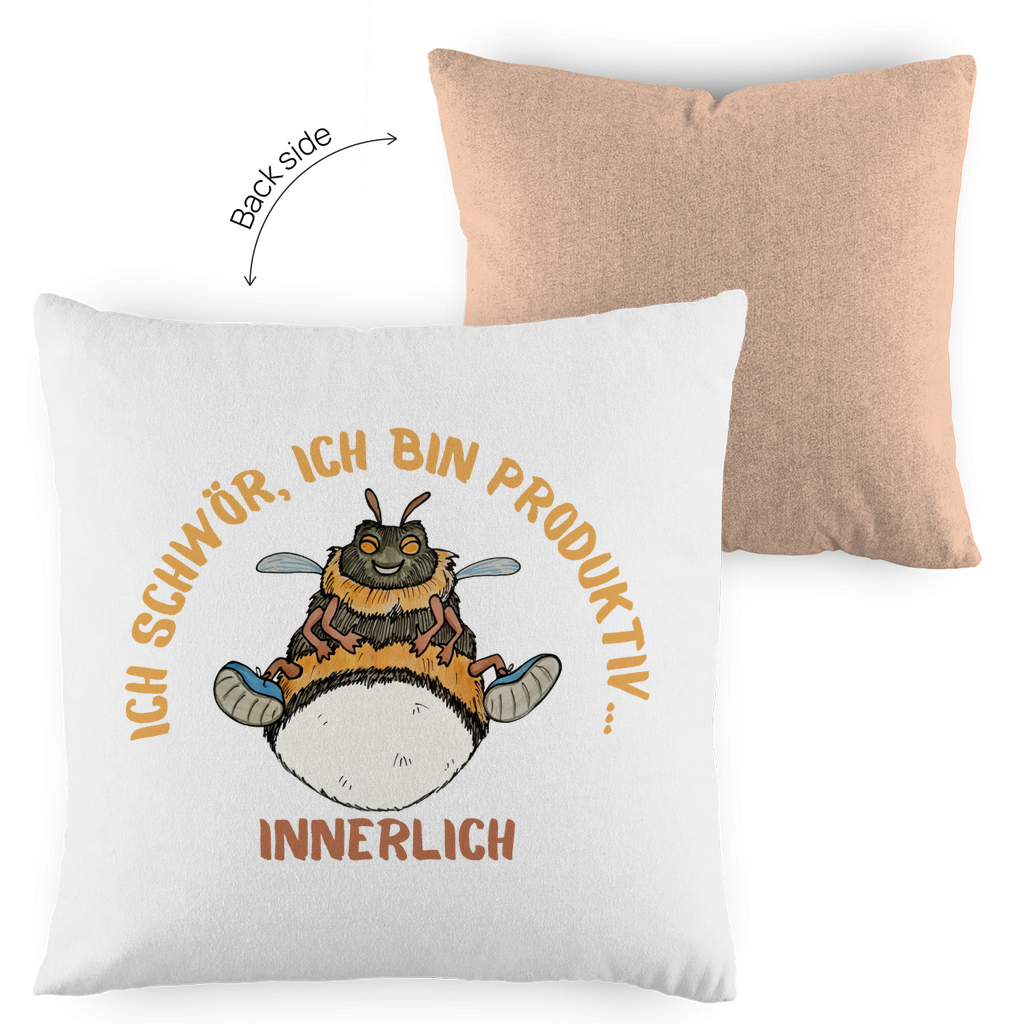 Kopfkissen zweifarbig Krabbelcrew Buddi die Hummel