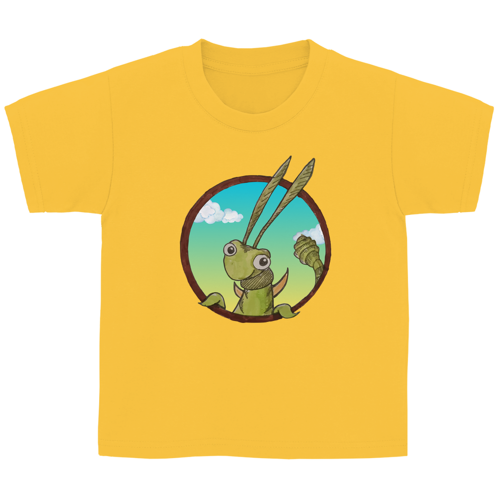 Kinder Basic T-Shirt Kabbelcrew Dornschrecke Kasimir
