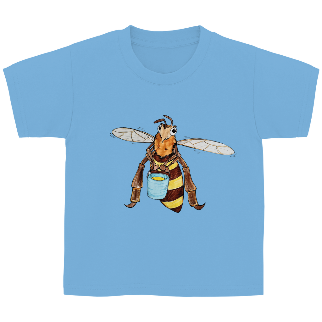Kinder Basic T-Shirt Krabbelcrew Fleißige Biene