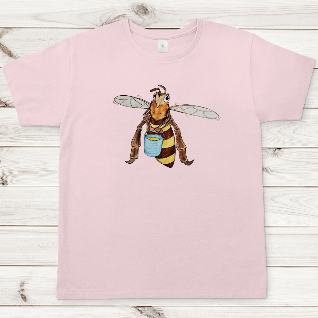 Herren T-Shirt Krabbelcrew Fleißige Biene