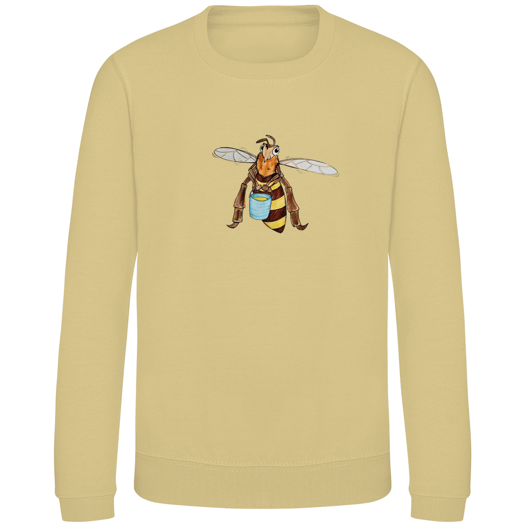 Kinder Sweatshirt Krabbelcrew Fleißige Biene