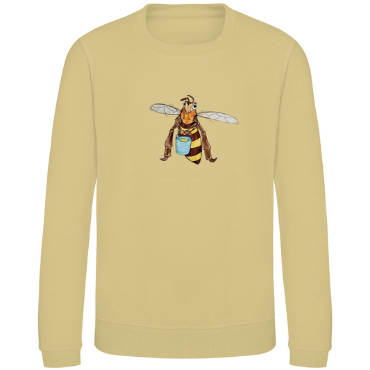 Kinder Sweatshirt Krabbelcrew Fleißige Biene