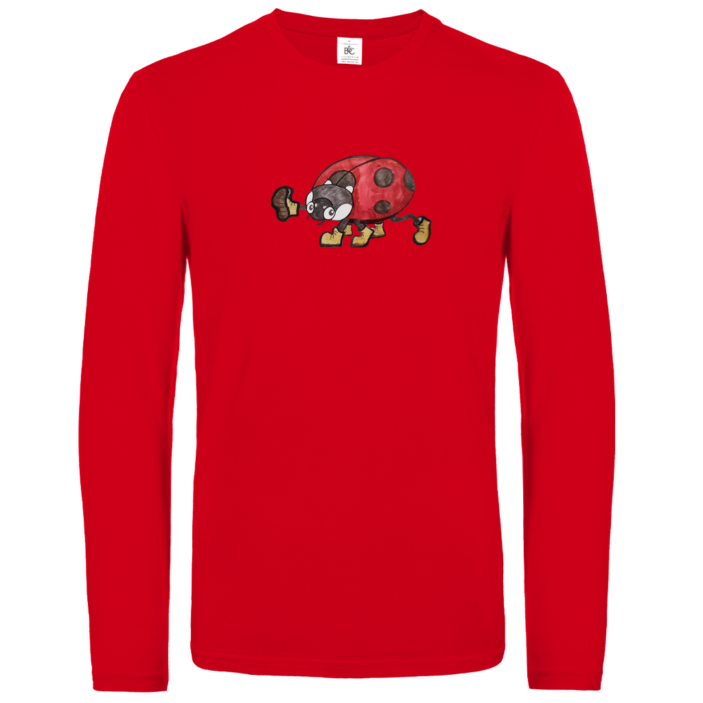 Unisex Langarmshirt Krabbelcrew - Der Marschierkäfer