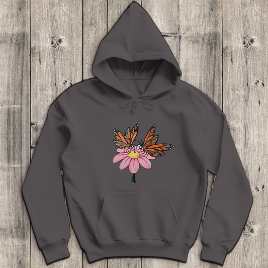 Herren Hoodie Krabbelcrew Schmetterlinge