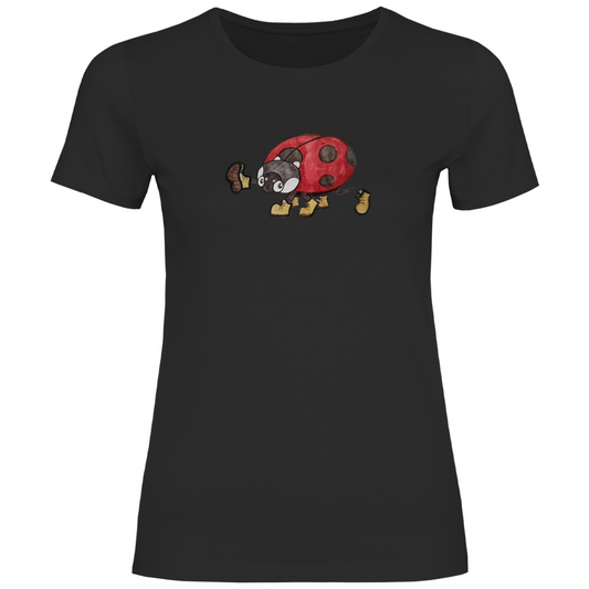 Damen T-Shirt Krabbelcrew - Der Marschierkäfer