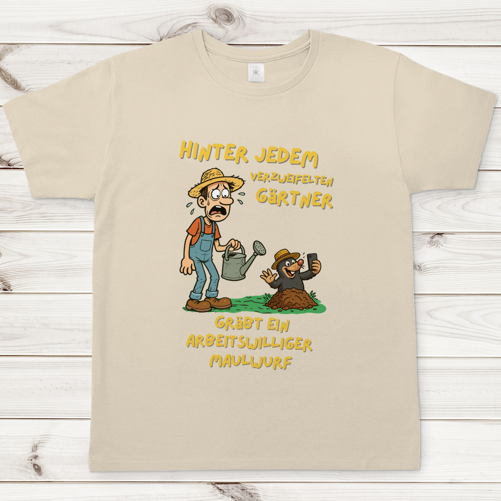 Herren T-Shirt Maulwurf  vs. Gärtner