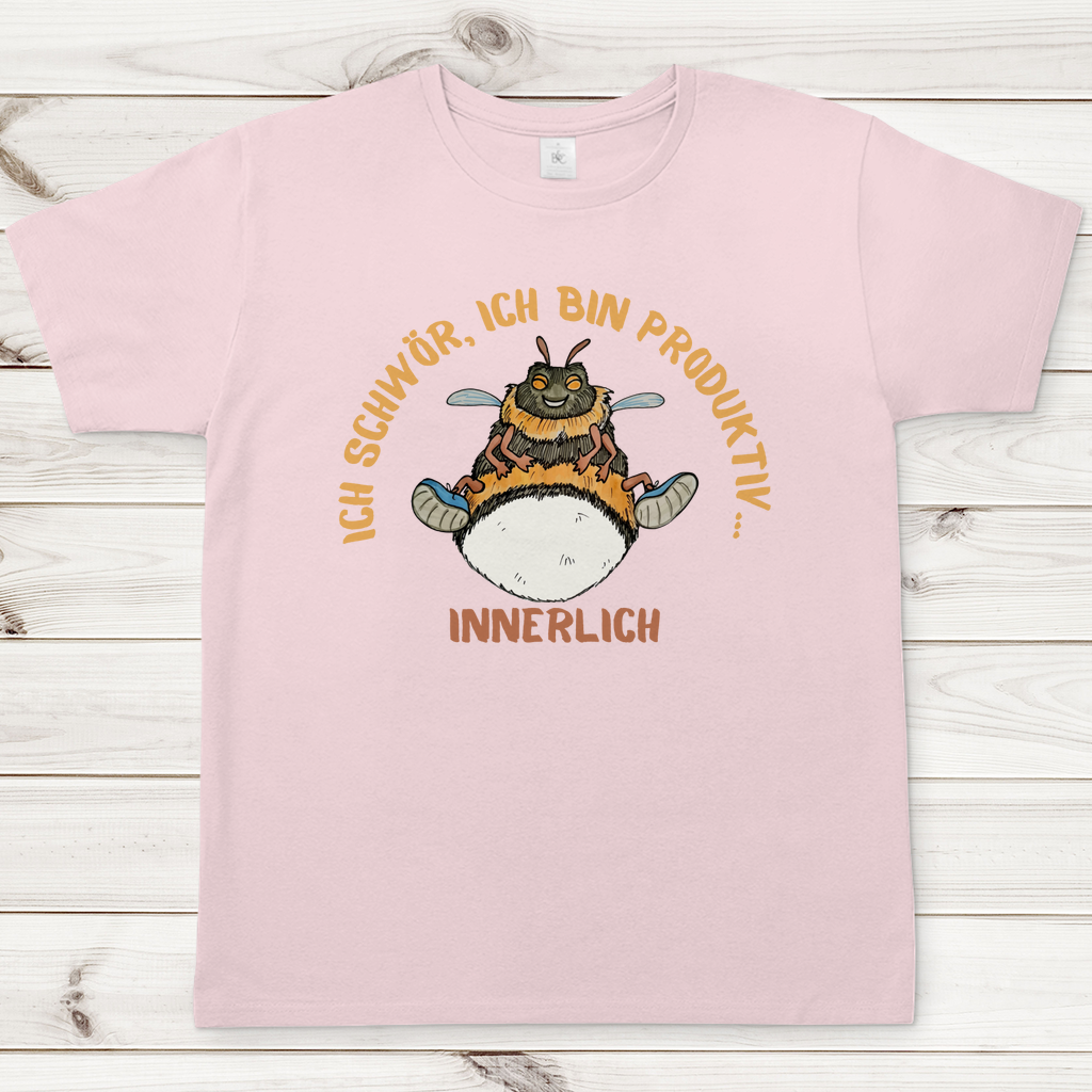 Herren T-Shirt Krabbelcrew Buddi die Hummel