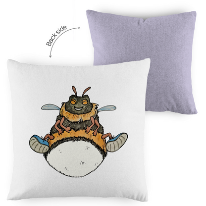 Kopfkissen zweifarbig Krabbelcrew Buddi die Hummel