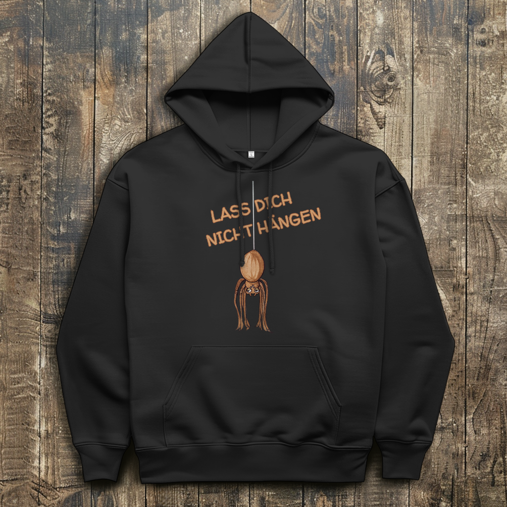 Herren Hoodie Krabbelcrew Hausspinne - Lass dich nicht Hängen