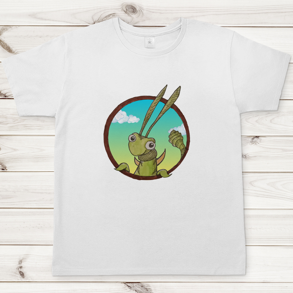 Herren T-Shirt Kabbelcrew Dornschrecke Kasimir