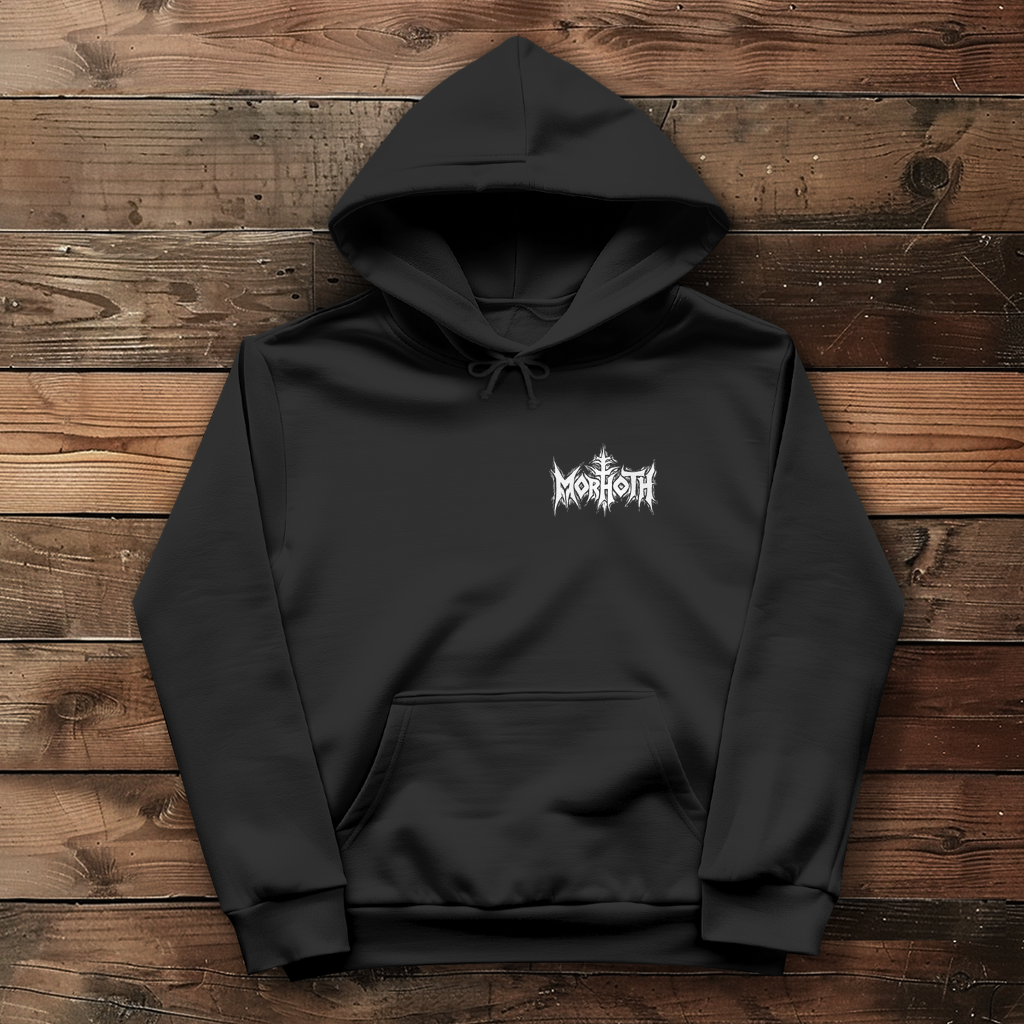 Damen Hoodie Wald bei aufziehendem Wind