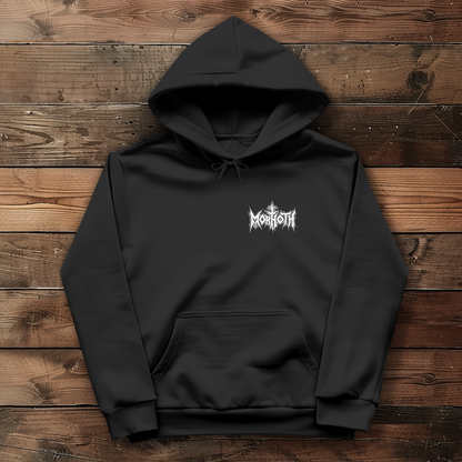 Damen Hoodie Wald bei aufziehendem Wind
