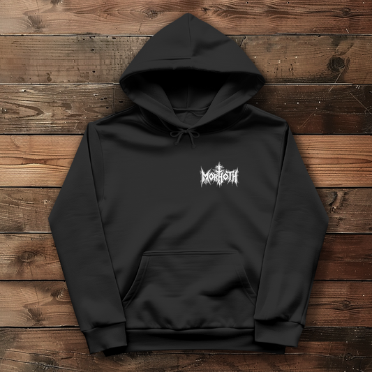 Damen Hoodie Wald bei aufziehendem Wind