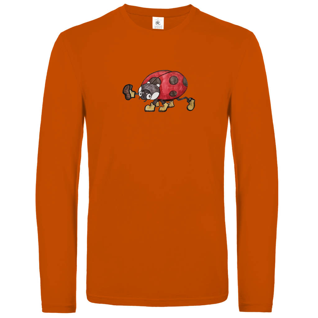 Unisex Langarmshirt Krabbelcrew - Der Marschierkäfer
