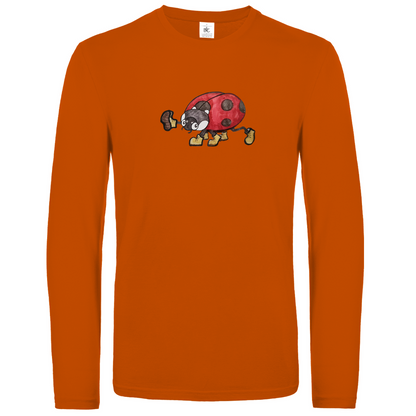 Unisex Langarmshirt Krabbelcrew - Der Marschierkäfer