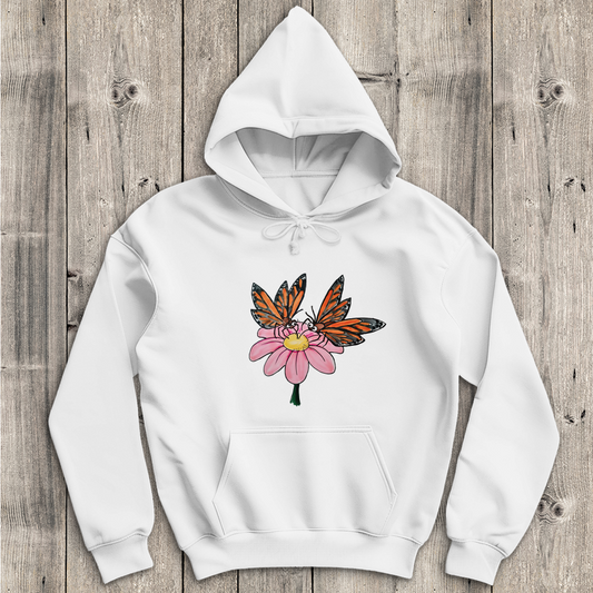 Herren Hoodie Krabbelcrew Schmetterlinge