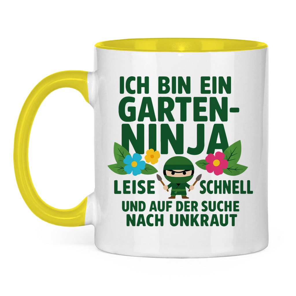 Tasse zweifarbig Gartenninja
