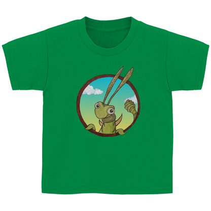 Kinder Basic T-Shirt Kabbelcrew Dornschrecke Kasimir