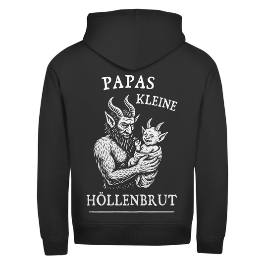 Herren Zipper Hoodie Papas kleine Höllenbrut