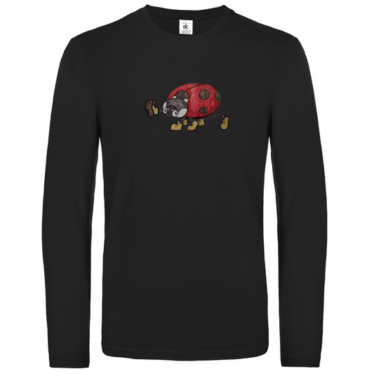 Unisex Langarmshirt Krabbelcrew - Der Marschierkäfer