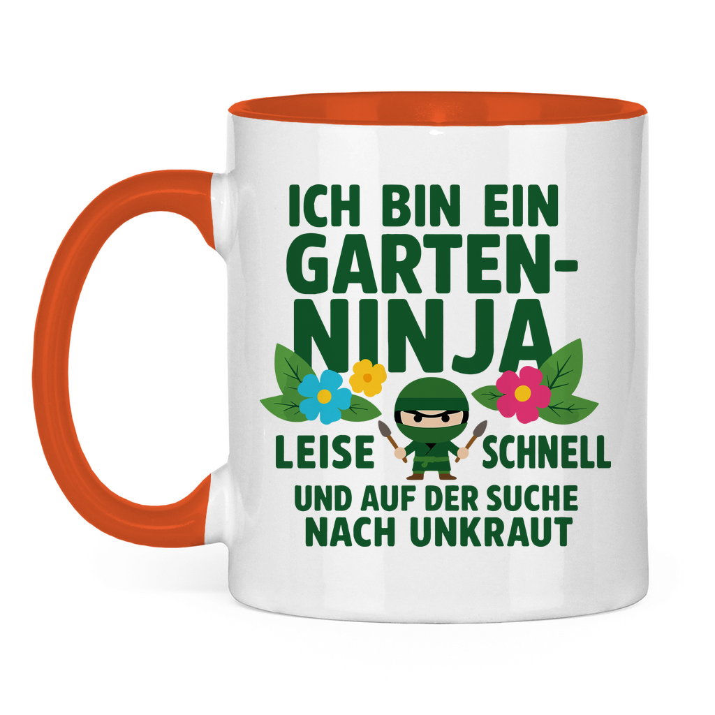 Tasse zweifarbig Gartenninja