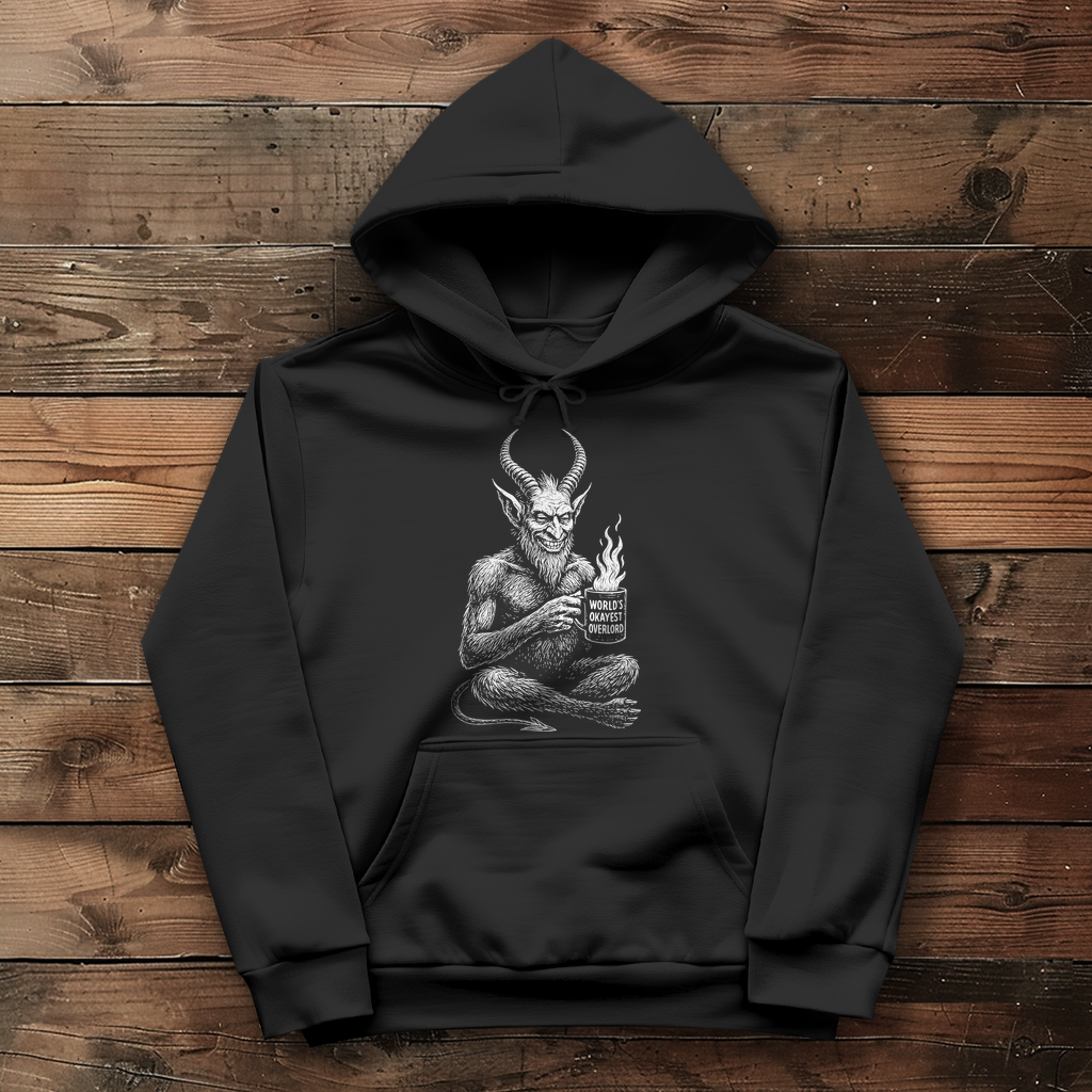 Damen Hoodie Worlds Okayest Overlord