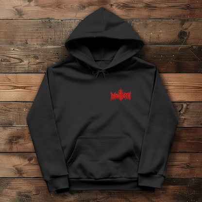 Damen Hoodie Eat Sleep Growl Repeat – Death Metal Life Cycle
