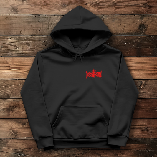 Damen Hoodie Eat Sleep Growl Repeat – Death Metal Life Cycle