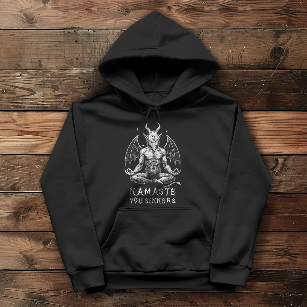 Damen Hoodie Namaste You Sinners