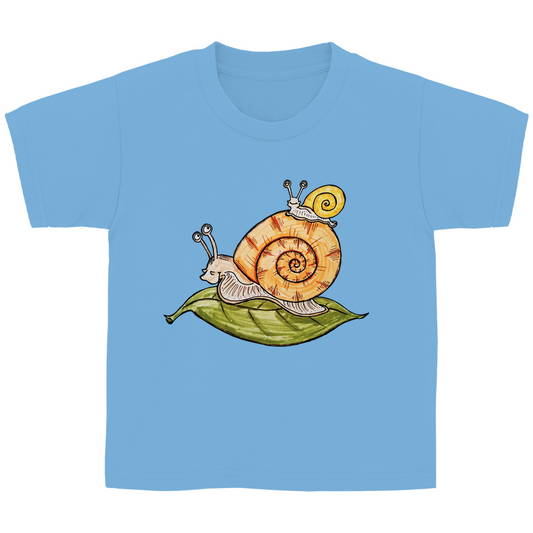 Kinder T-Shirt Krabbelcrew Schnecke on Tour