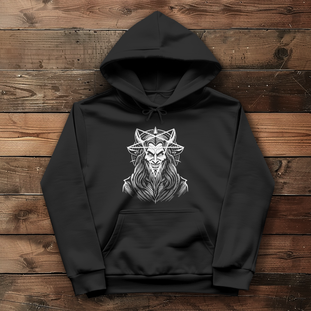 Damen Hoodie Dämonisches Grinsen – Der Fürst der Finsternis