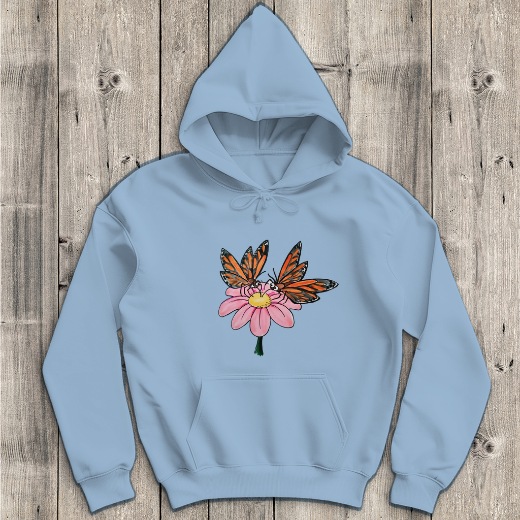 Herren Hoodie Krabbelcrew Schmetterlinge