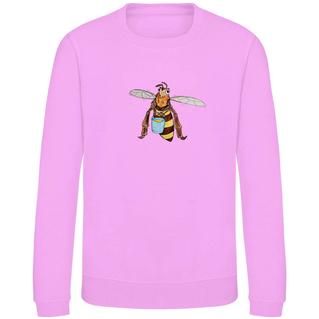Kinder Sweatshirt Krabbelcrew Fleißige Biene