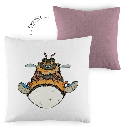 Kopfkissen zweifarbig Krabbelcrew Buddi die Hummel