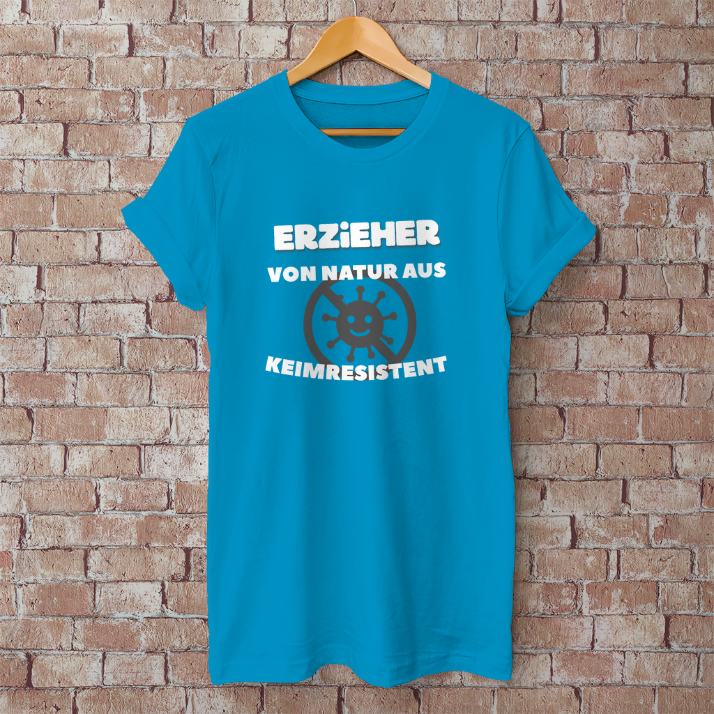 Herren T-Shirt Erzieher - Von Natur aus Keimresistent