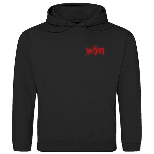 Herren Hoodie Eat Sleep Growl Repeat – Death Metal Life Cycle