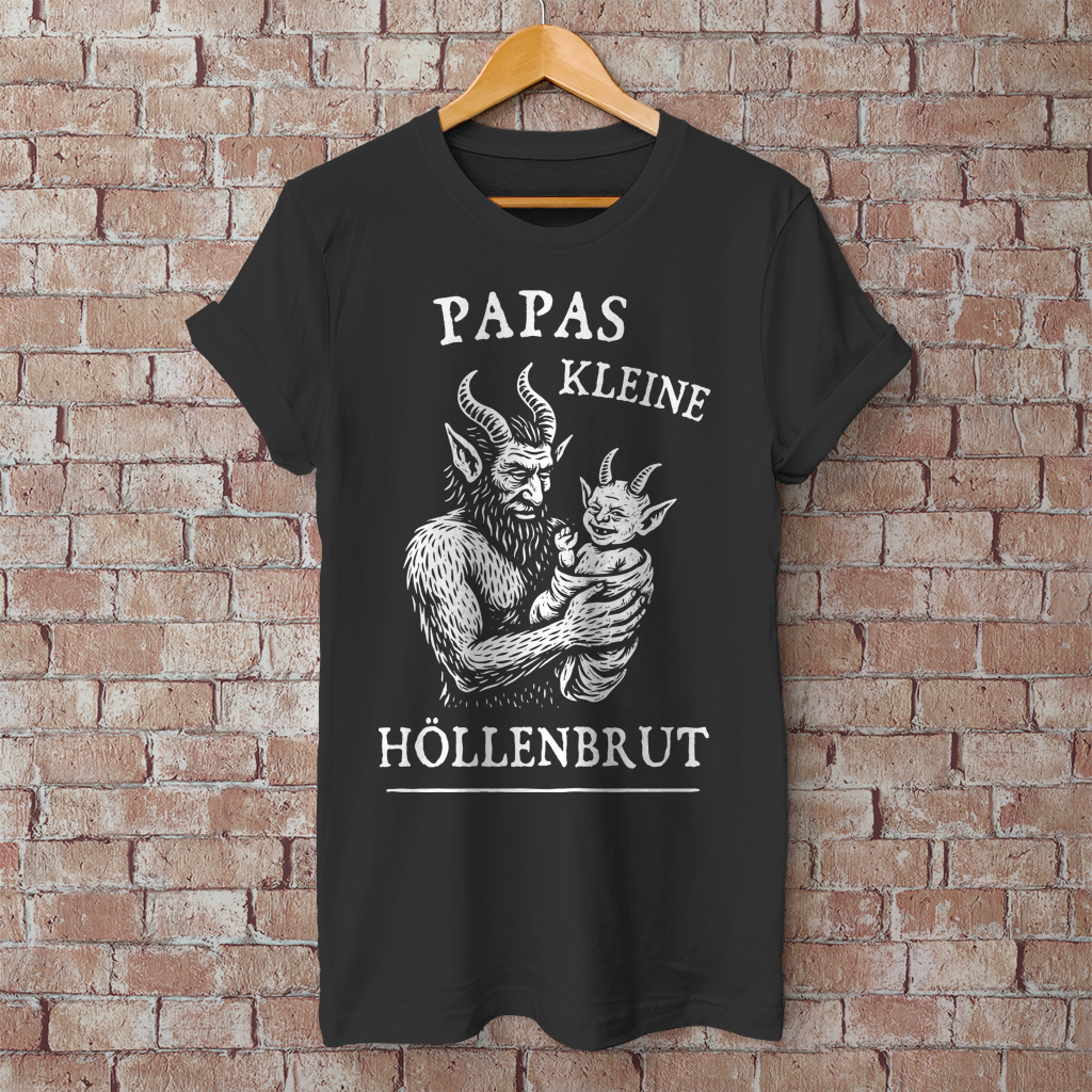 Herren T-Shirt Papas kleine Höllenbrut