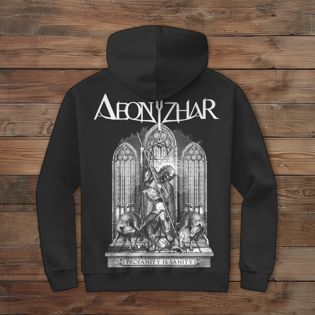 Herren Zipper Hoodie Aeonyzhar Profanity Is Sanity