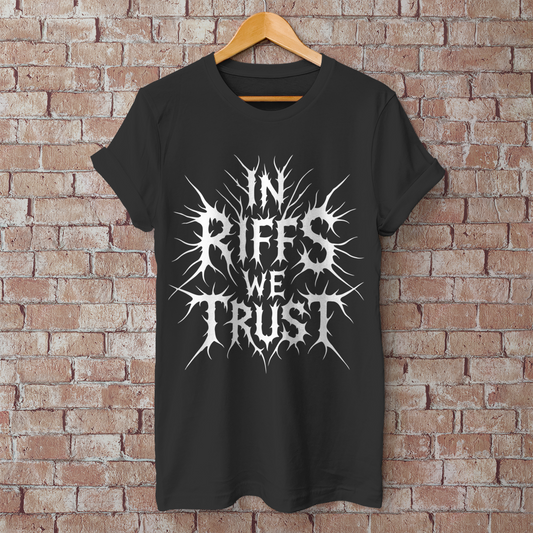 Herren T-Shirt In Riffs We Trust