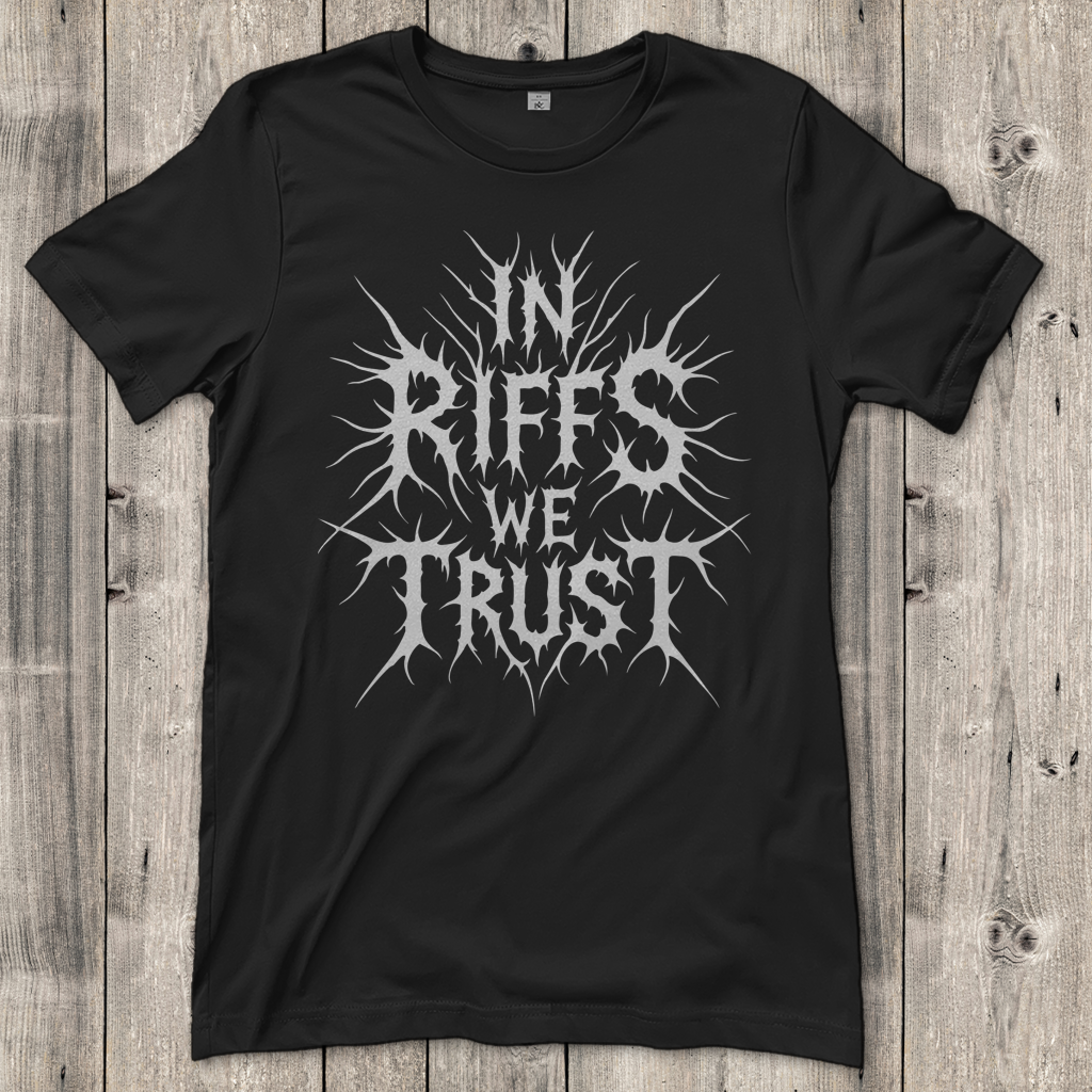 Damen T-Shirt In Riffs We Trust