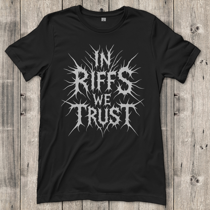 Damen T-Shirt In Riffs We Trust