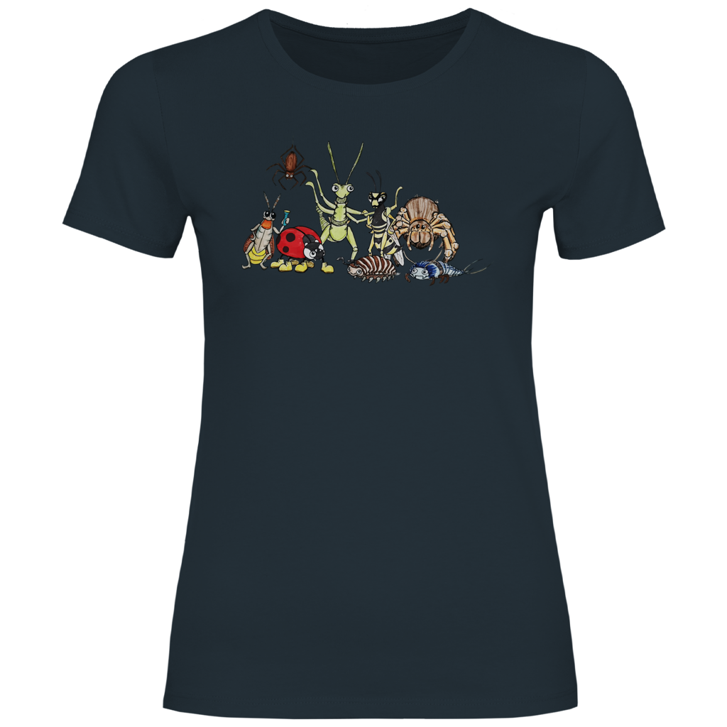 Damen T-Shirt Krabbelcrew Komplett