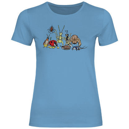 Damen T-Shirt Krabbelcrew Komplett