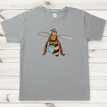 Herren T-Shirt Krabbelcrew Fleißige Biene