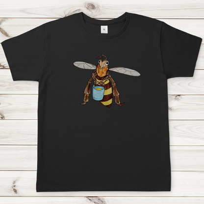 Herren T-Shirt Krabbelcrew Fleißige Biene