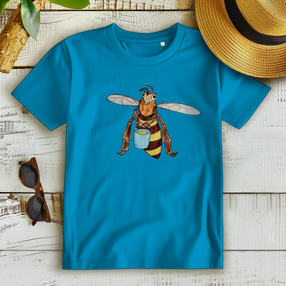 Damen Premium Bio T-Shirt Krabbelcrew Fleißige Biene