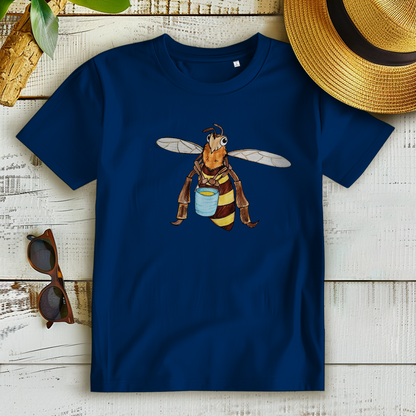 Damen Premium Bio T-Shirt Krabbelcrew Fleißige Biene