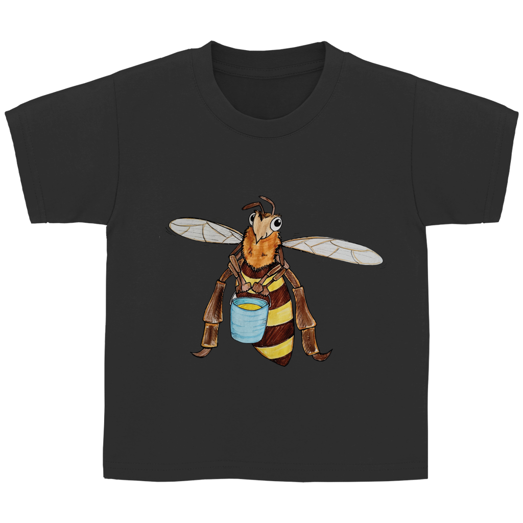 Kinder Basic T-Shirt Krabbelcrew Fleißige Biene