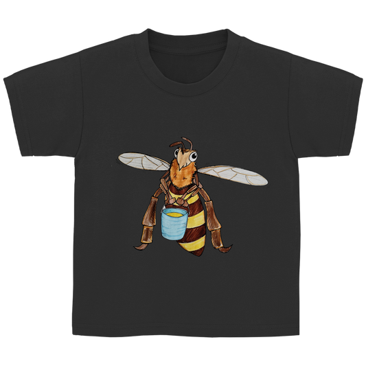 Kinder Basic T-Shirt Krabbelcrew Fleißige Biene