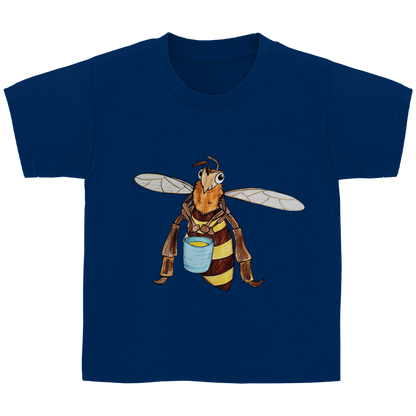 Kinder Basic T-Shirt Krabbelcrew Fleißige Biene